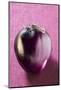 An Aubergine on Purple Background-Foodcollection-Mounted Photographic Print