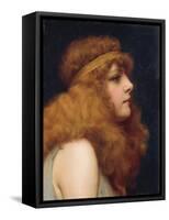 An Auburn Beauty, 1895-John William Godward-Framed Stretched Canvas