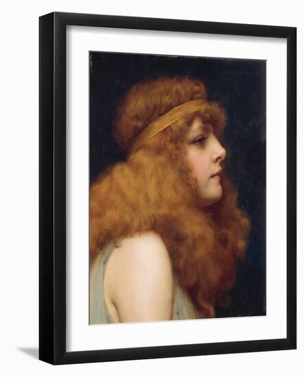 An Auburn Beauty, 1895-John William Godward-Framed Giclee Print