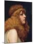 An Auburn Beauty, 1895-John William Godward-Mounted Giclee Print