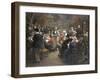 An Auction at the Hotel Drouot, Paris, 1921-Albert Bettannier-Framed Giclee Print