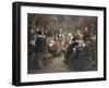 An Auction at the Hotel Drouot, Paris, 1921-Albert Bettannier-Framed Giclee Print