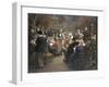 An Auction at the Hotel Drouot, Paris, 1921-Albert Bettannier-Framed Giclee Print