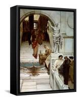 An Audience at Agrippa's, 1875-Sir Lawrence Alma-Tadema-Framed Stretched Canvas