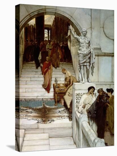 An Audience at Agrippa's, 1875-Sir Lawrence Alma-Tadema-Stretched Canvas