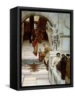 An Audience at Agrippa's, 1875-Sir Lawrence Alma-Tadema-Framed Stretched Canvas