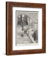 An Audience at Agrippa'S-Sir Lawrence Alma-Tadema-Framed Giclee Print