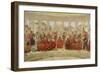 An Audience in Athens during Agamemnon by Aeschylus, 1884 (Oil on Canvas)-William Blake Richmond-Framed Giclee Print
