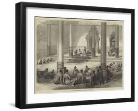 An Audience of the King of Burmah, the Golden Foot-null-Framed Giclee Print