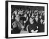 An Audience Watching the Play, "Man in a Dog Suit"-Ralph Morse-Framed Photographic Print