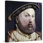 An Augsberg Polychrome Limewood Relief of Henry Viii, Mid 16th Century-Hans Holbein the Younger-Stretched Canvas