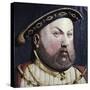 An Augsberg Polychrome Limewood Relief of Henry Viii, Mid 16th Century-Hans Holbein the Younger-Stretched Canvas