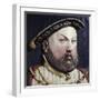 An Augsberg Polychrome Limewood Relief of Henry Viii, Mid 16th Century-Hans Holbein the Younger-Framed Premium Giclee Print