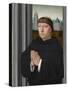 An Augustinian Friar Praying-Gerard David-Stretched Canvas