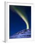 An Aurora Borealis Shooting Up from Toviktinden Mountain, Norway-Stocktrek Images-Framed Photographic Print