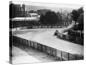 An Austin 100Hp Car Taking a Bend, French Grand Prix, Dieppe, 1908-null-Stretched Canvas