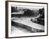 An Austin 100Hp Car Taking a Bend, French Grand Prix, Dieppe, 1908-null-Framed Photographic Print