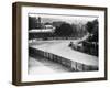 An Austin 100Hp Car Taking a Bend, French Grand Prix, Dieppe, 1908-null-Framed Photographic Print