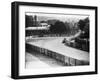 An Austin 100Hp Car Taking a Bend, French Grand Prix, Dieppe, 1908-null-Framed Photographic Print