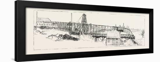 An Australian Gold Mine: General View of Part of a Claim-null-Framed Giclee Print