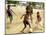 An Australian Soldier Plays with Displaced East Timorese Children-null-Mounted Photographic Print