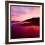 An Australian Sunset on a Beach-Trigger Image-Framed Photographic Print