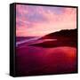 An Australian Sunset on a Beach-Trigger Image-Framed Stretched Canvas