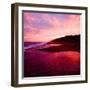 An Australian Sunset on a Beach-Trigger Image-Framed Photographic Print