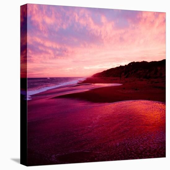 An Australian Sunset on a Beach-Trigger Image-Stretched Canvas