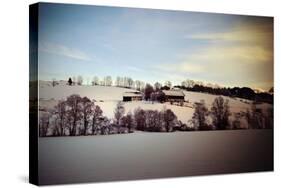 An Austrian Farm in the Wintertime, Austria, Europe-Sabine Jacobs-Stretched Canvas