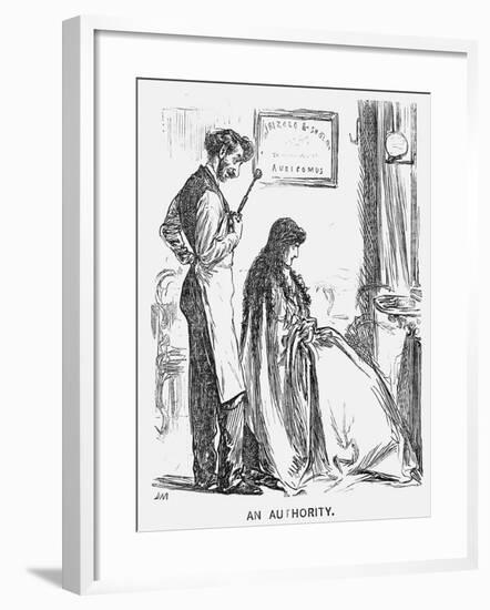 An Authority, 1866-George Du Maurier-Framed Giclee Print