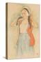 An Auto-Lithograph by Armand Rassenfosse, C1898-Armand Rassenfosse-Stretched Canvas