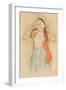 An Auto-Lithograph by Armand Rassenfosse, C1898-Armand Rassenfosse-Framed Giclee Print