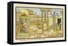 An Automated Building-Site-Jean Marc Cote-Framed Stretched Canvas