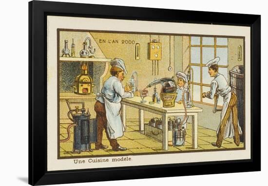 An Automated Kitchen-Jean Marc Cote-Framed Art Print