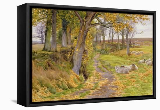 An Autumn Afternoon-Charles James Adams-Framed Stretched Canvas