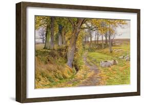 An Autumn Afternoon-Charles James Adams-Framed Giclee Print