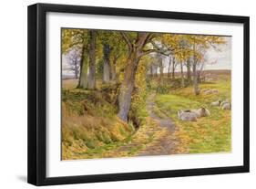 An Autumn Afternoon-Charles James Adams-Framed Giclee Print