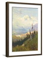 An Autumn Day, Mt. Mckinley-Sidney Laurence-Framed Giclee Print