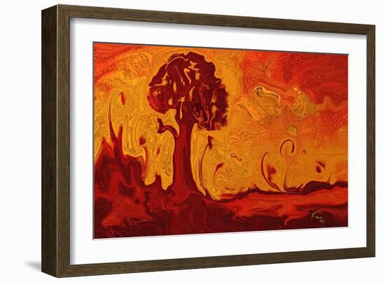 An Autumn Day-Rabi Khan-Framed Art Print