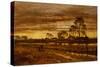 An Autumn Evening After Rain-Benjamin Williams Leader-Stretched Canvas