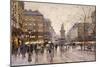 An Autumn Evening in Paris-Eugene Galien-Laloue-Mounted Giclee Print