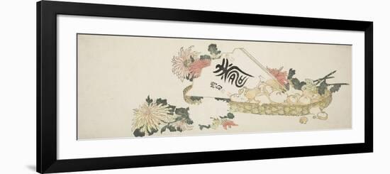 An Autumn Gift-Katsushika Hokusai-Framed Giclee Print