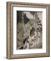 'An Autumn Interlude', c1910-Charles Robinson-Framed Giclee Print