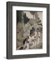 'An Autumn Interlude', c1910-Charles Robinson-Framed Giclee Print