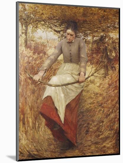 An Autumn Morning-Henry Herbert La Thangue-Mounted Giclee Print