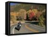 An Autumn Motorcycle Ride-null-Framed Stretched Canvas