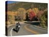 An Autumn Motorcycle Ride-null-Stretched Canvas