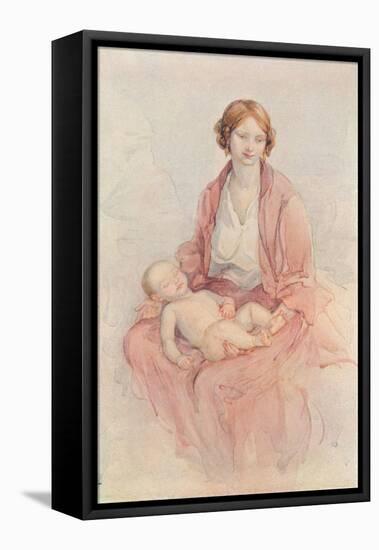 'An Autumn Portrait', c1910-Bess Norriss-Framed Stretched Canvas