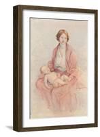 'An Autumn Portrait', c1910-Bess Norriss-Framed Giclee Print